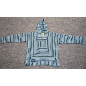 Iguana Jack Unisex Mexican Style Pullover Hoodie Size Large‎